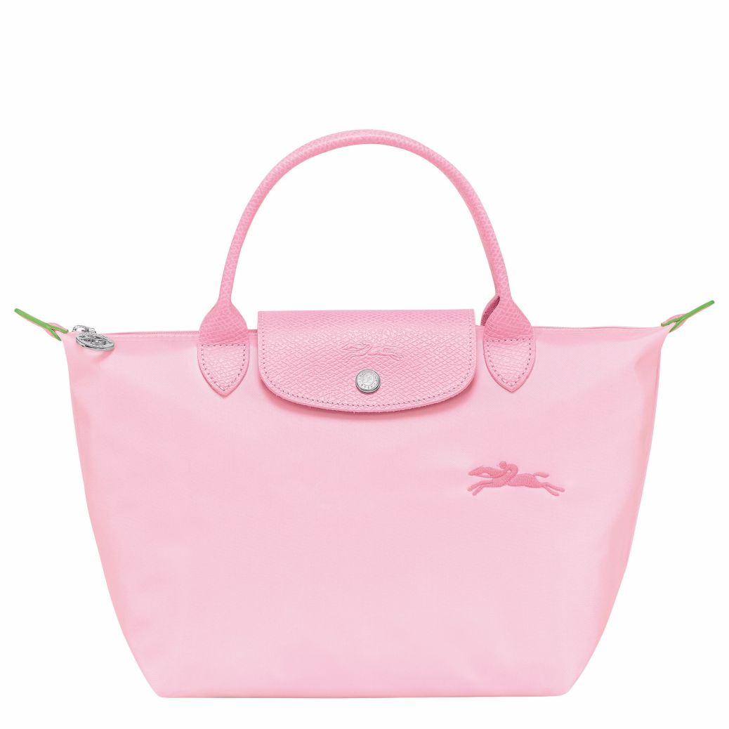 Women Longchamp Handbags | Le Pliage Green Pink